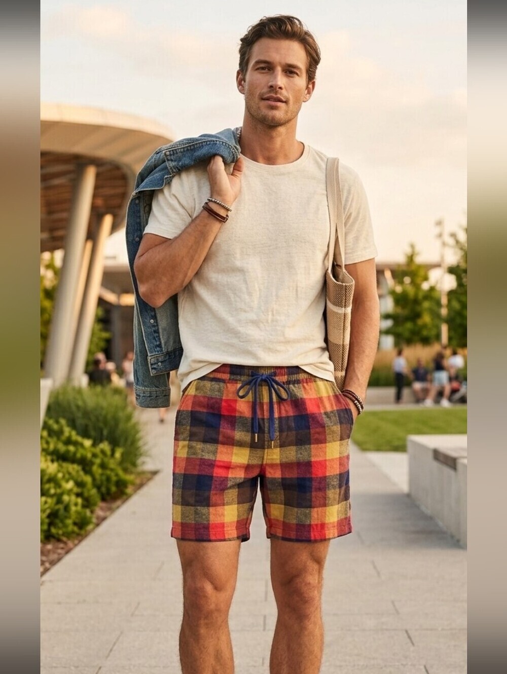 Cotton On Men's Louge Shorts Multicolor Sz Large NWT